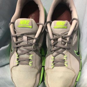 Nike 525729-007 Training Flex Show Sz 12 Neon Green/Gray